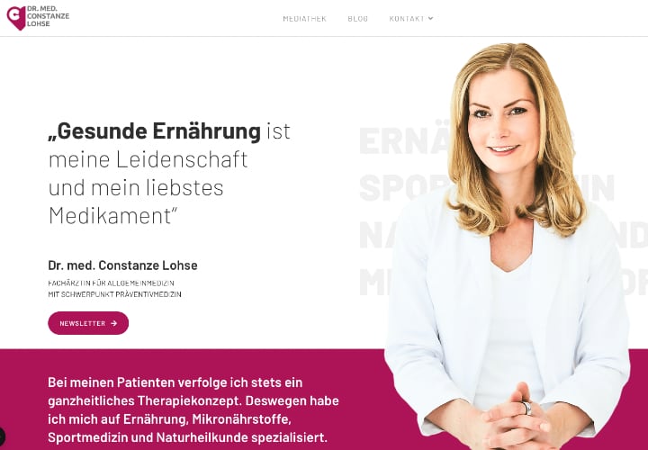 Neue Homepage Zahnästhetik Sudhoff von ArztpraxisHeute - Digitales Praxismarketing