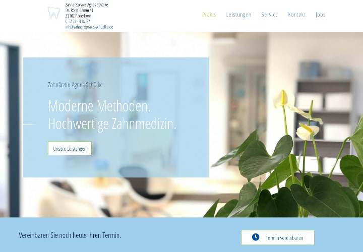 Neue Homepage Zahnästhetik Sudhoff von ArztpraxisHeute - Digitales Praxismarketing