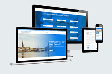 Homepage Zahnarztpraxis Kashi